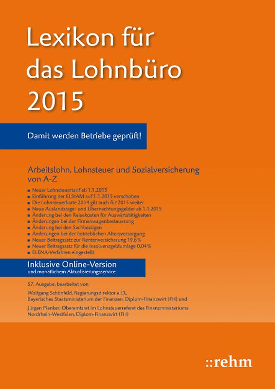 Lexikon für das Lohnbüro 2015