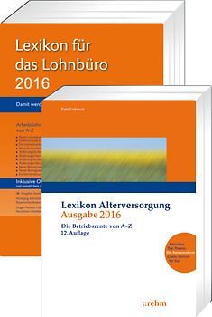 Buchpaket Lexikon für das Lohnbüro und Lexikon Altersversorgung 2016