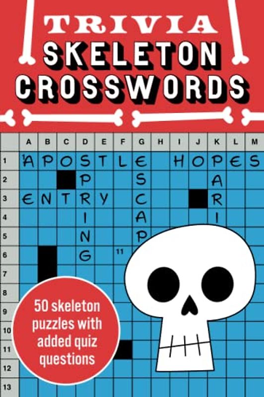 Trivia Skeleton Crosswords: 50 skeleton puzzles with added quiz questions