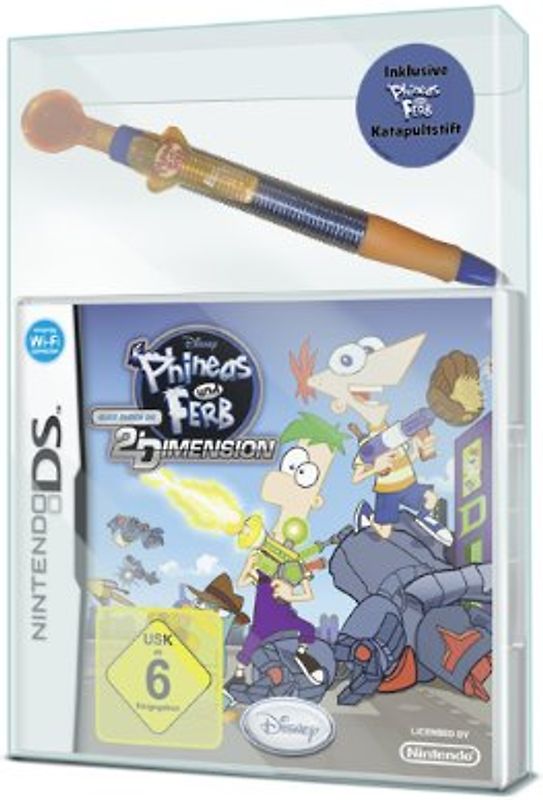 Phineas & Ferb: Quer durch die 2. Dimension [inkl. Katapultstift] Nintendo DS