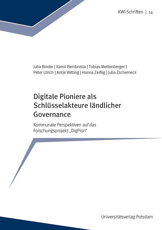 Digitale Pioniere als Schlüsselakteure ländlicher Governance