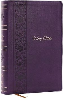 NKJV Bible: Personal Size Giant Print, Purple Leathersoft, Holy Bible, Red Letter, Comfort Print: New King James Version