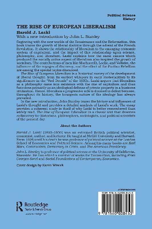 The Rise of European Liberalism