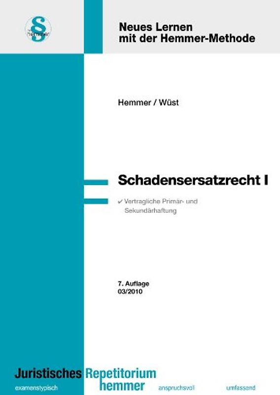 Schadenersatzrecht I