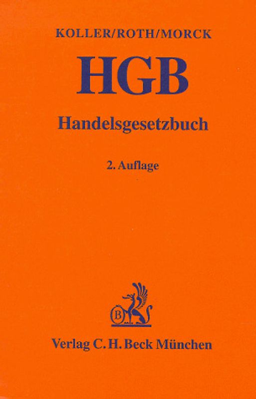 Handelsgesetzbuch (HGB). Kommentar