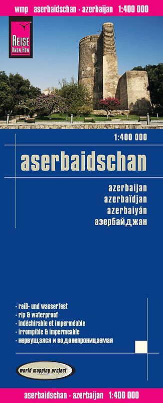 Reise Know-How Landkarte Aserbaidschan (1:400.000)