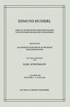 Ideen zu einer Reinen Phänomenologie und Phänomenologischen Philosophie