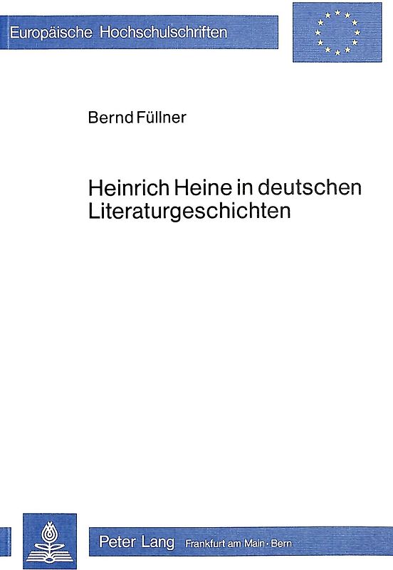Heinrich Heine in deutschen Literaturgeschichten