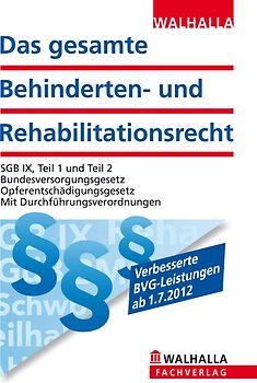 Das gesamte Behinderten- und Rehabilitationsrecht Ausgabe 2012/2013
