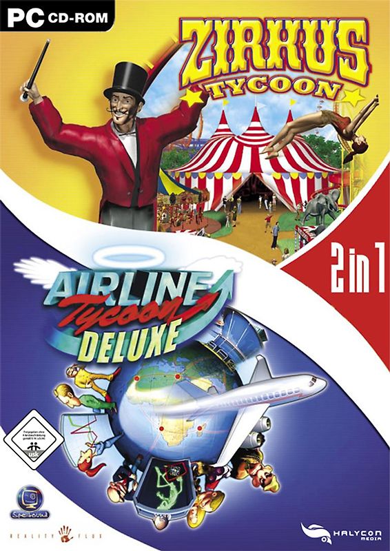 Airline Tycoon Deluxe / Zirkus Tycoon - Bundle PC Spiele