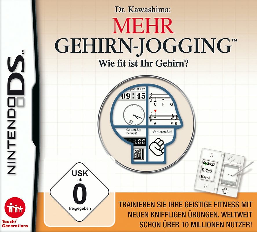 Dr. Kawashimas Mehr Gehirn Jogging Nintendo DS