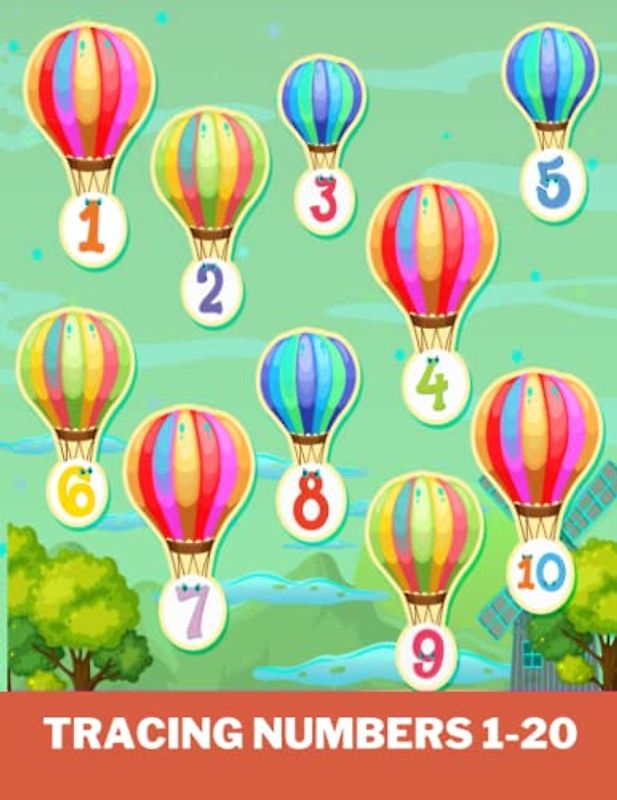 Tracing Numbers 1-20: my magical preschool workbook : Number tracing book for preschoolers 1-20 numbers : Tracing & handwriting practice workbook for kids ages 3-6 :