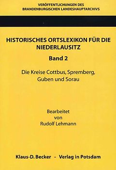 Historisches Ortslexikon für die Niederlausitz