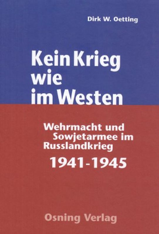 Kein Krieg wie im Westen