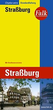 Falk Stadtplan Extra Strassburg