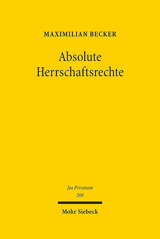 Absolute Herrschaftsrechte