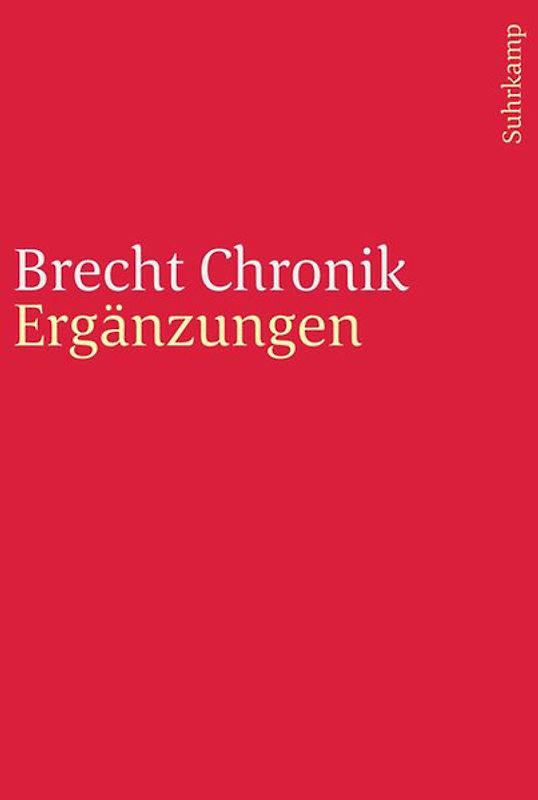Brecht Chronik 1898–1956