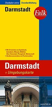 Falk Stadtplan Extra Darmstadt 1:17.500