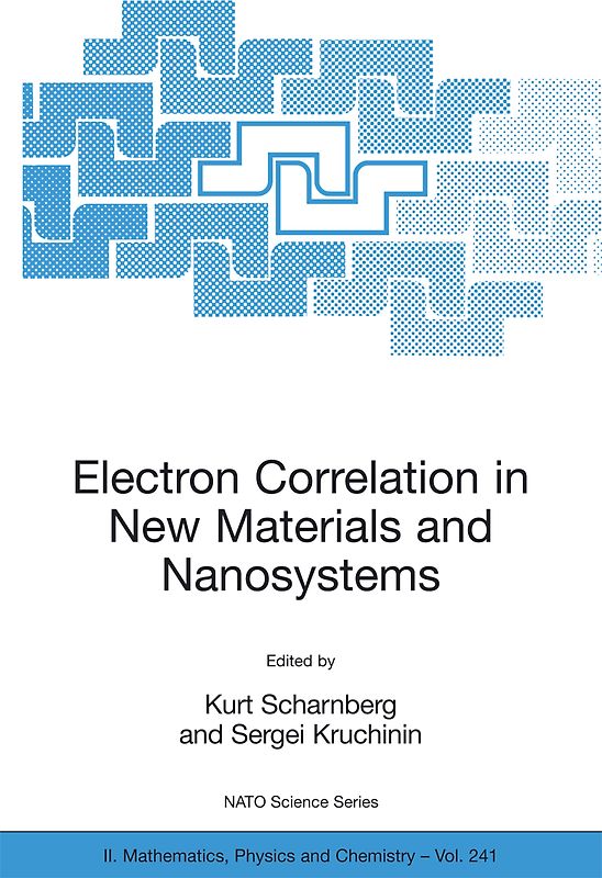 Electron Correlation in New Materials and Nanosystems