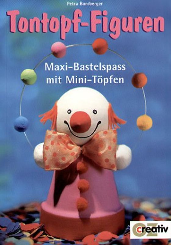 Tontopf-Figuren Maxi-Bastespass mit Mini-Töpfen