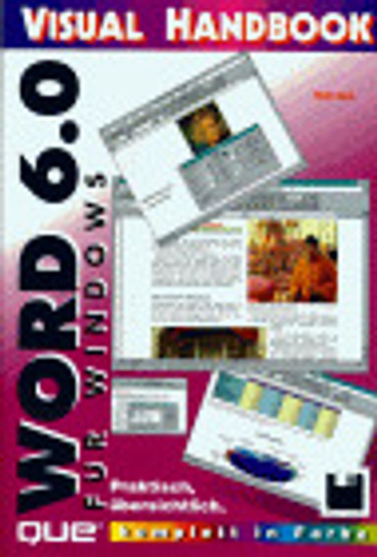 Word 6.0 für Windows. Praktisch, übersichtlich, komplett in Farbe