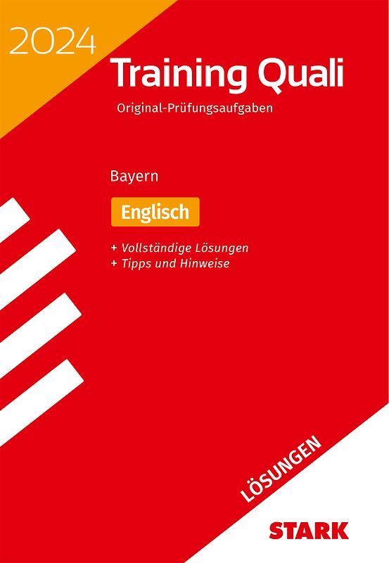 STARK Lösungen zu Training Abschlussprüfung Quali Mittelschule 2024 - Englisch 9. Klasse - Bayern