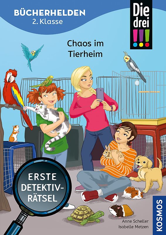 Die drei !!!, Bücherhelden 2. Klasse, Chaos im Tierheim