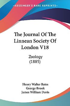 The Journal Of The Linnean Society Of London V18