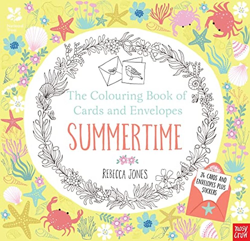 National Trust: The Colouring Book of Cards and Envelopes - Summertime (Colouring Cards and Envelopes Series)