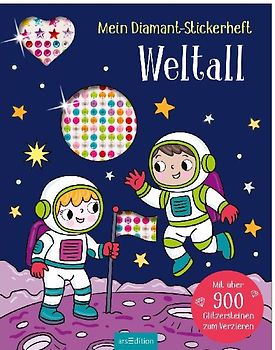 Mein Diamant-Stickerheft - Weltall