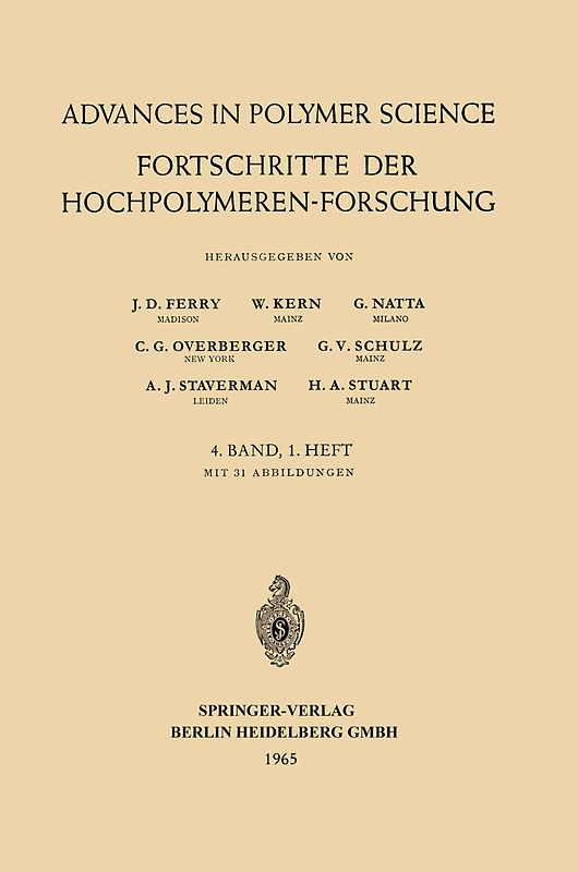 Fortschritte der Hochpolymeren Forschung