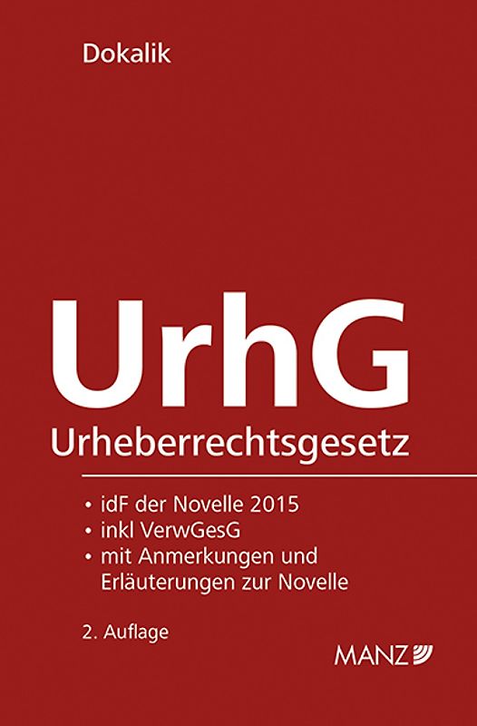 Urheberrechtsgesetz (UrhG)