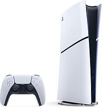 Image of Sony PlayStation 5 slim 1TB [Digital Version inkl. DualSense Wireless Controller] weiß (Refurbished)