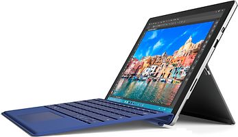 Microsoft Surface Pro 4 12,3" Intel Core i5 256GB SSD 8GB RAM [Wi-Fi, inkl. dunkelblauem Keyboard Dock, Surface Pro 4-Type Cover] weiß