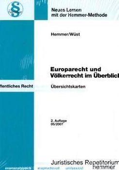 Euopa- und Völkerrecht - Übersichtskarteikarten