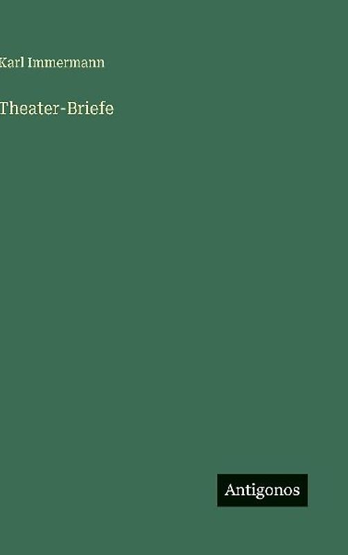Theater-Briefe