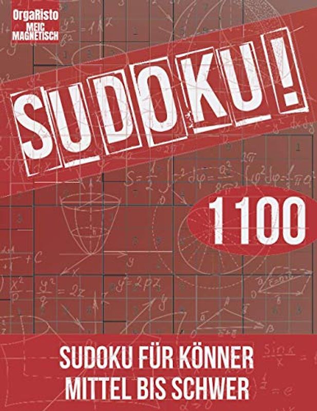 Sudoku: 1000+ mal mittel bis schwer das Sudokuheft für Könner