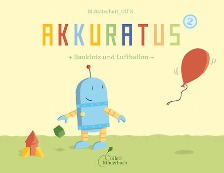Bauklotz und Luftballon