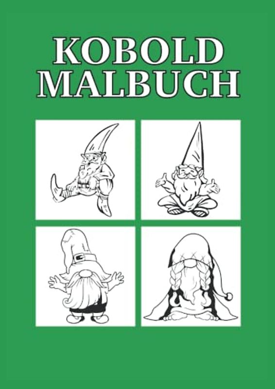 Kobold Malbuch: Kobold Malbuch 40 Seiten, Größe 21 x 29.7 CM (DIN A4)