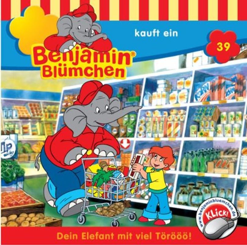 Benjamin Blümchen - Benjamin Blümchen - Folge 39: Benjamin kauft ein [Audio-CD]
