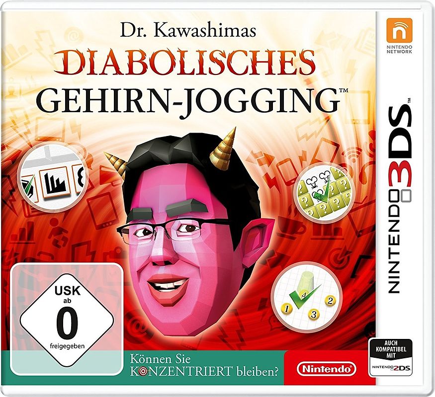 Dr. Kawashimas Diabolisches Gehirn-Jogging - Können Sie konzentriert bleiben? Nintendo 3DS