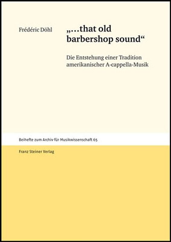 “... that old barbershop sound”