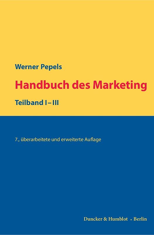 Handbuch des Marketing.