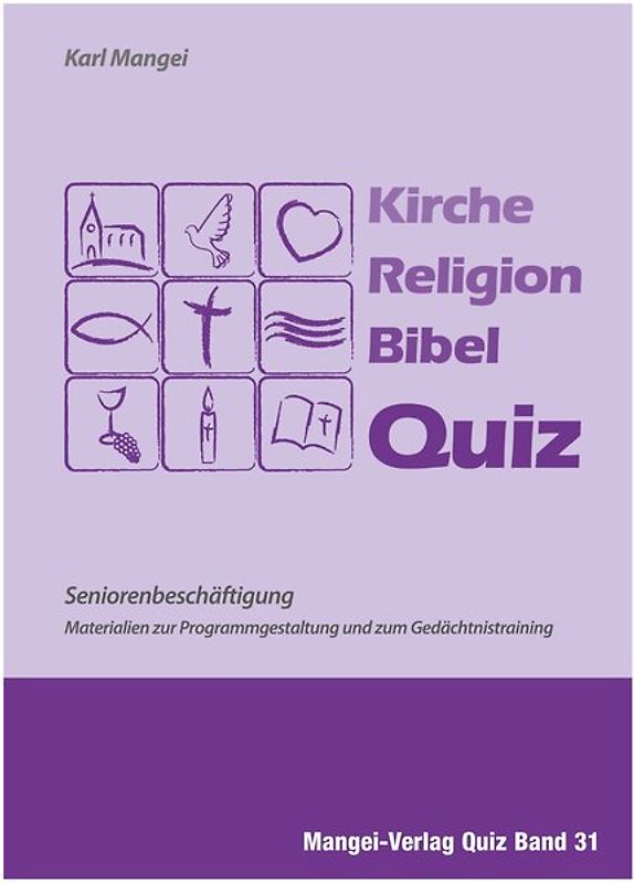 Kirche Religion Bibel Quiz - Seniorenbeschäftigung