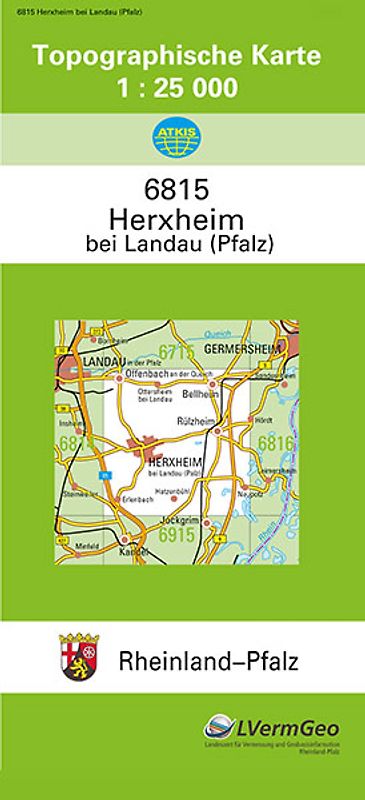 TK25 6815 Herxheim bei Landau