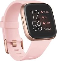 FitBit Versa 2 40 mm aluminium cuivre rosé et bracelet silicone crème [Wi-Fi]