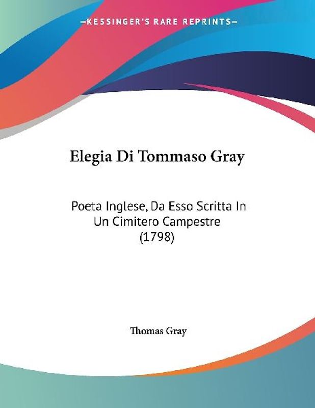 Elegia Di Tommaso Gray