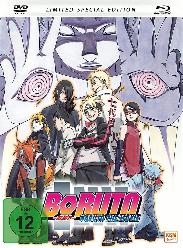 Boruto: Naruto - The Movie [Mediabook + DVD] Blu-ray Disc