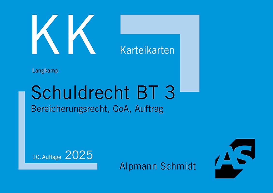 Karteikarten Schuldrecht BT 3