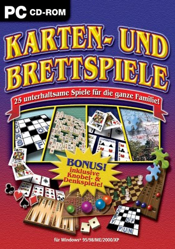 Karten- und Brettspiele - 25 unterhaltsame Spiele für die ganze Familie! PC Spiele